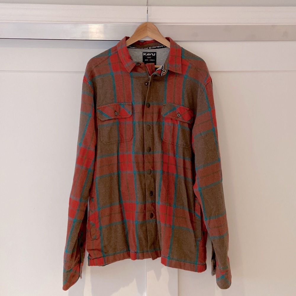 Men’s KAVU Lined Cotton Flannel / L